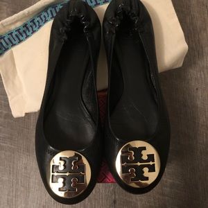 Tory Burch Classic Black Flats